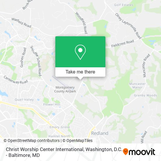 Christ Worship Center International map