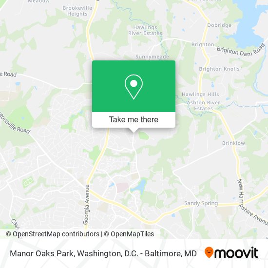 Manor Oaks Park map