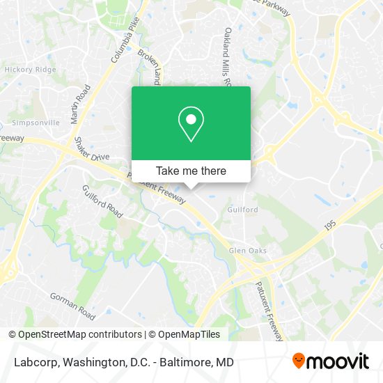 Labcorp map