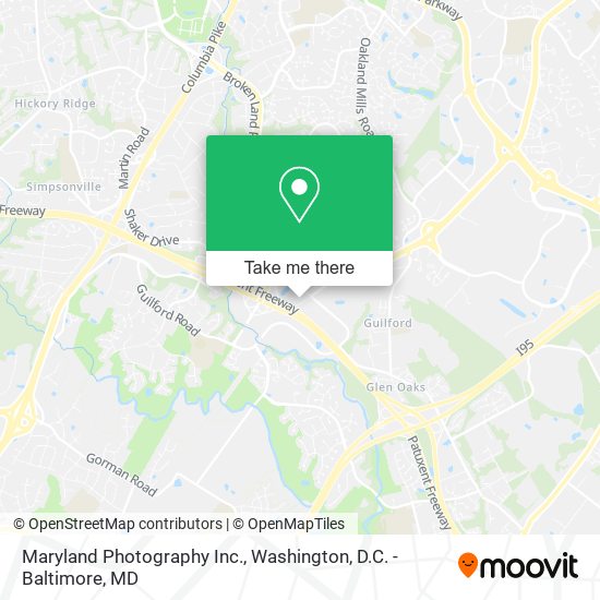 Mapa de Maryland Photography Inc.