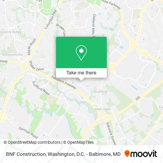 BNF Construction map
