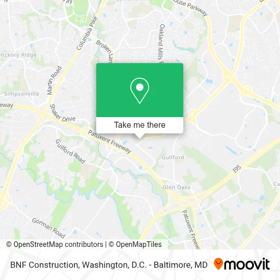 BNF Construction map