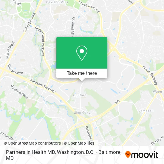 Partners in Health MD map