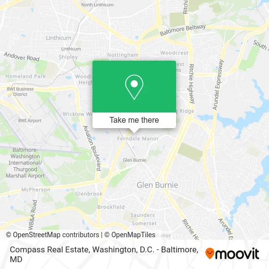 Compass Real Estate map