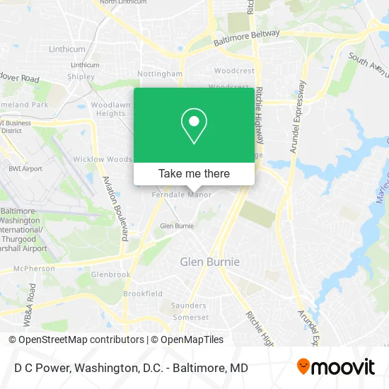 D C Power map