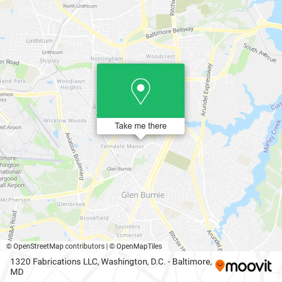 1320 Fabrications LLC map