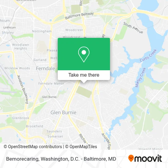Bemorecaring map