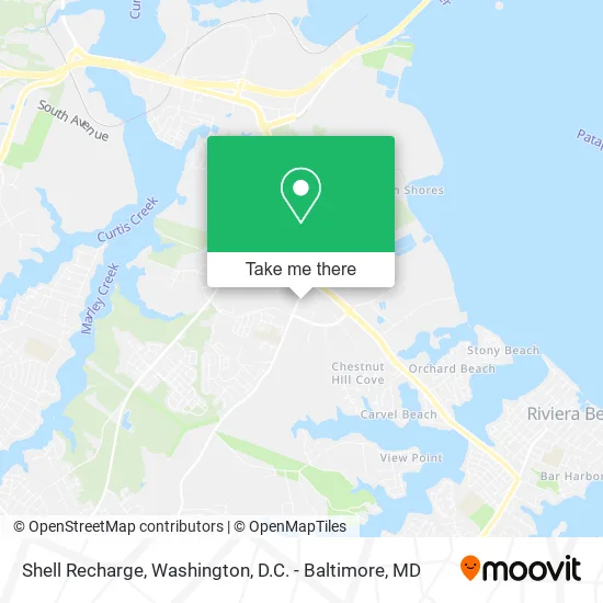 Shell Recharge map