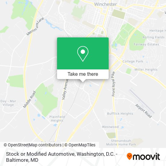 Stock or Modified Automotive map