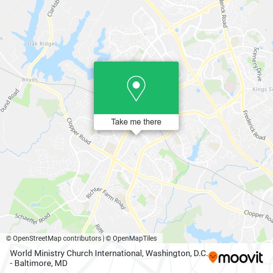 World Ministry Church International map