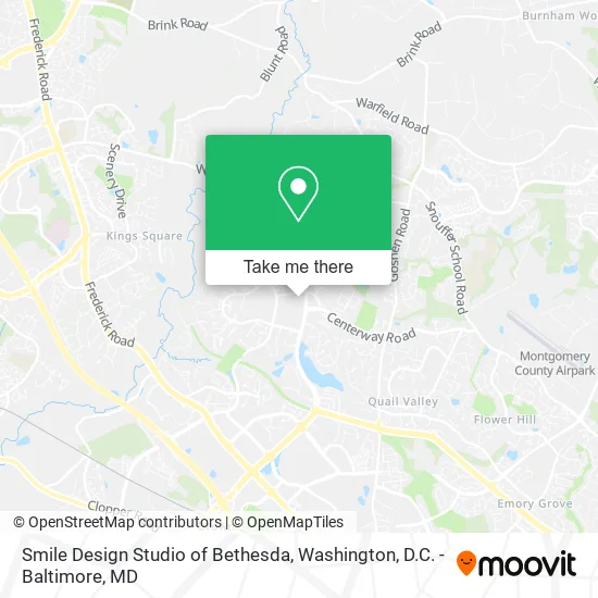 Smile Design Studio of Bethesda map