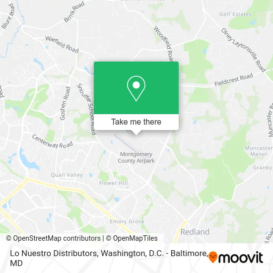 Lo Nuestro Distributors map