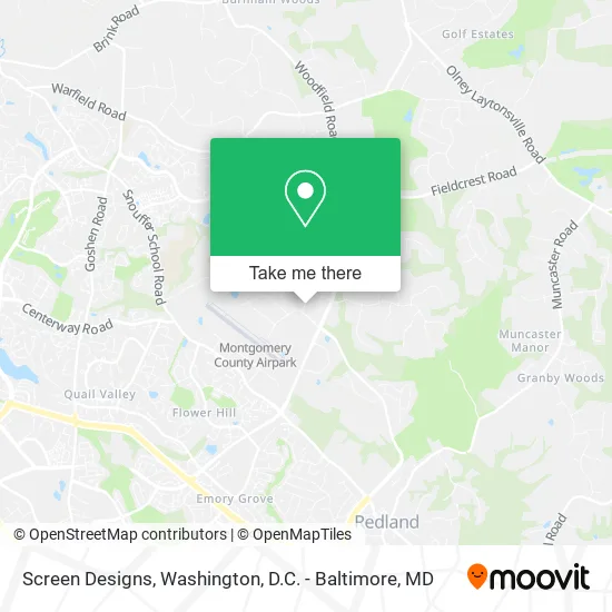 Screen Designs map
