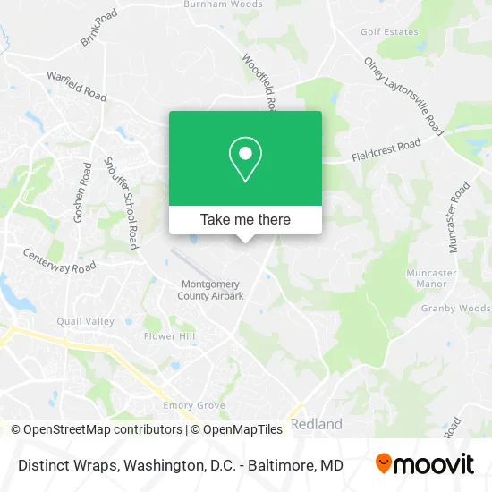 Distinct Wraps map