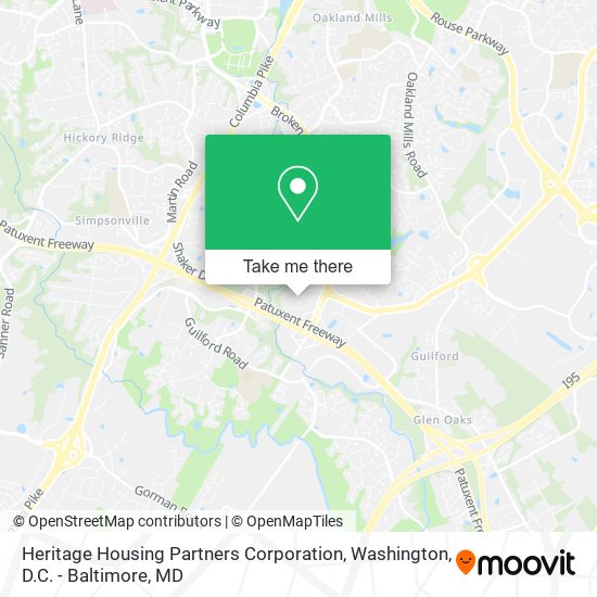 Heritage Housing Partners Corporation map