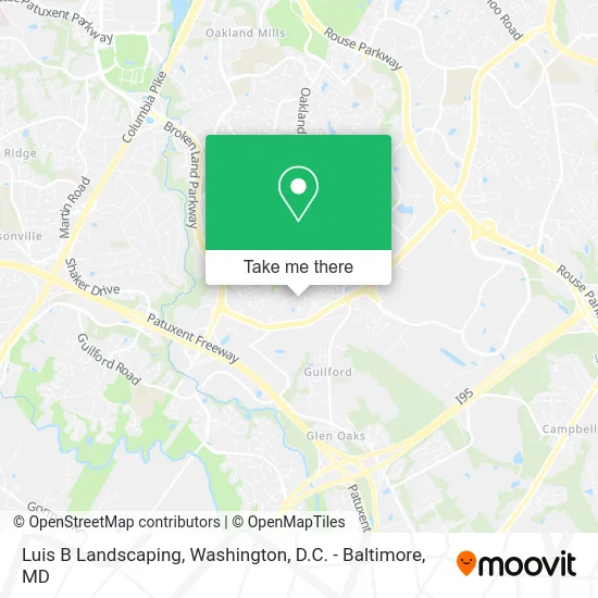 Luis B Landscaping map