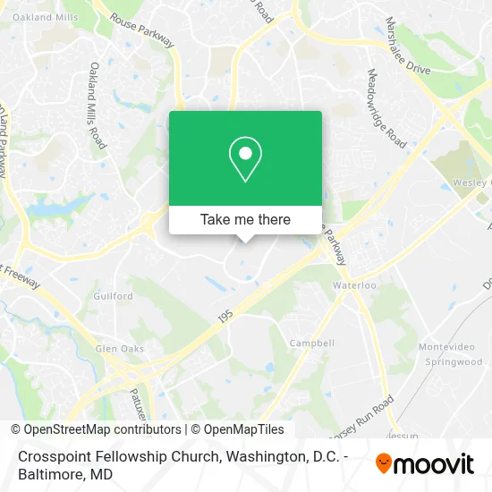 Crosspoint Fellowship Church map