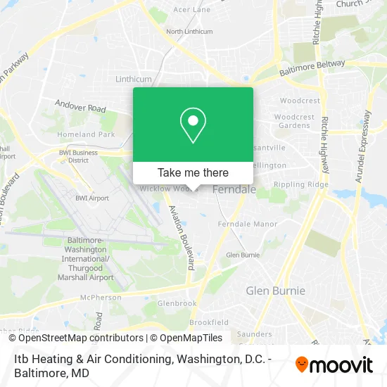 Mapa de Itb Heating & Air Conditioning