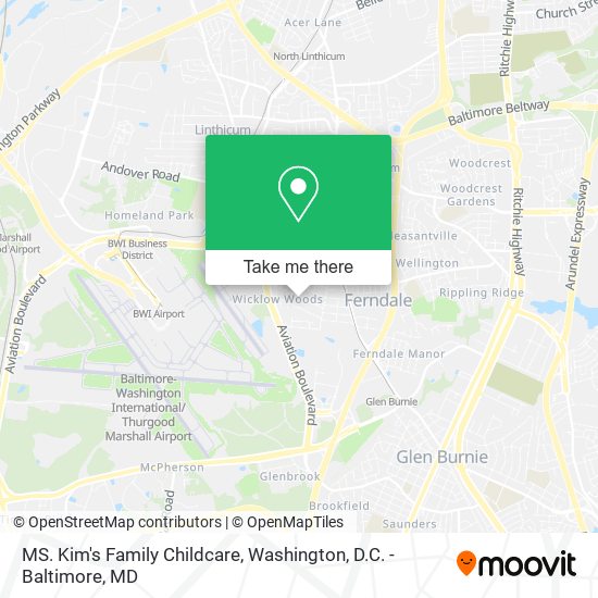 MS. Kim's Family Childcare map