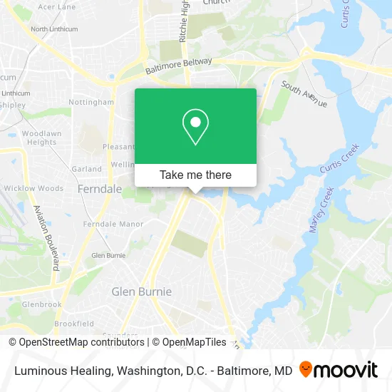 Luminous Healing map