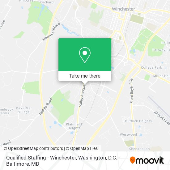 Mapa de Qualified Staffing - Winchester