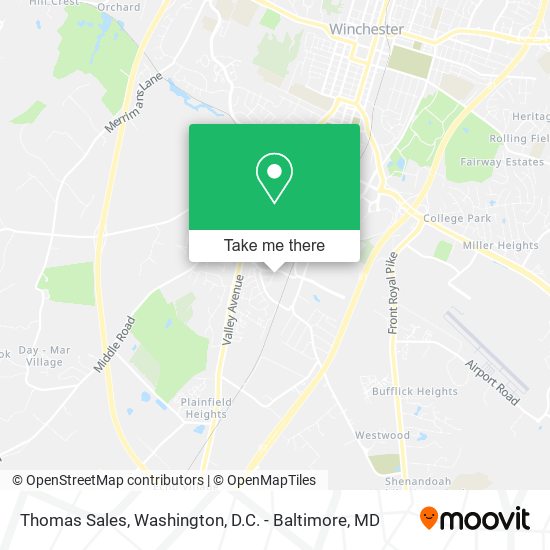 Mapa de Thomas Sales