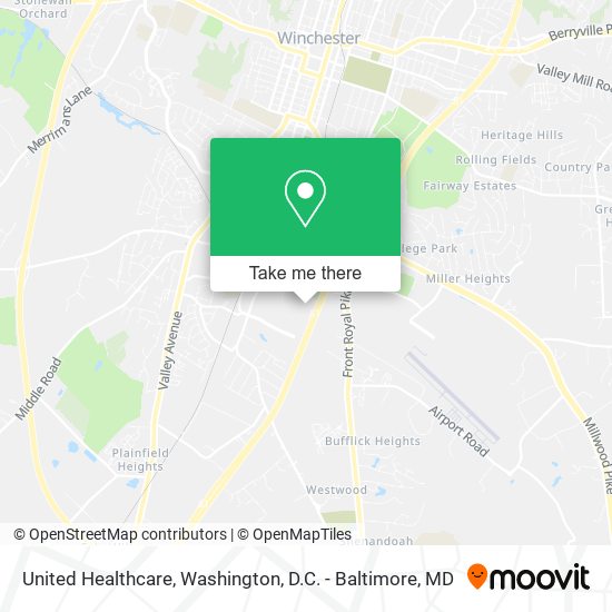 United Healthcare map