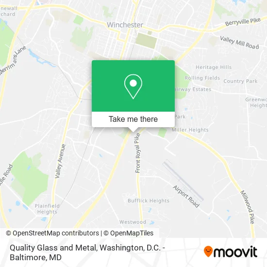 Quality Glass and Metal map