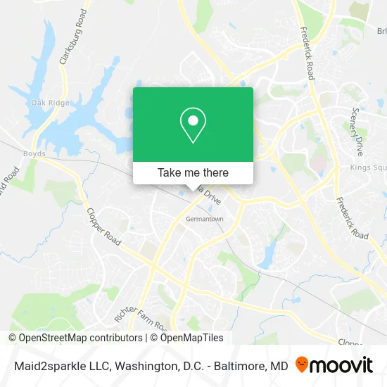 Maid2sparkle LLC map