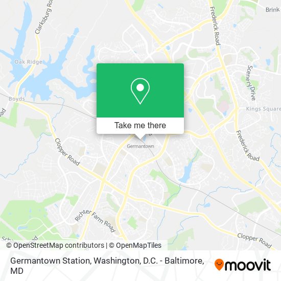 Mapa de Germantown Station