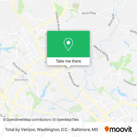 Total by Verizon map