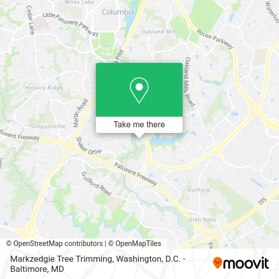 Markzedgie Tree Trimming map