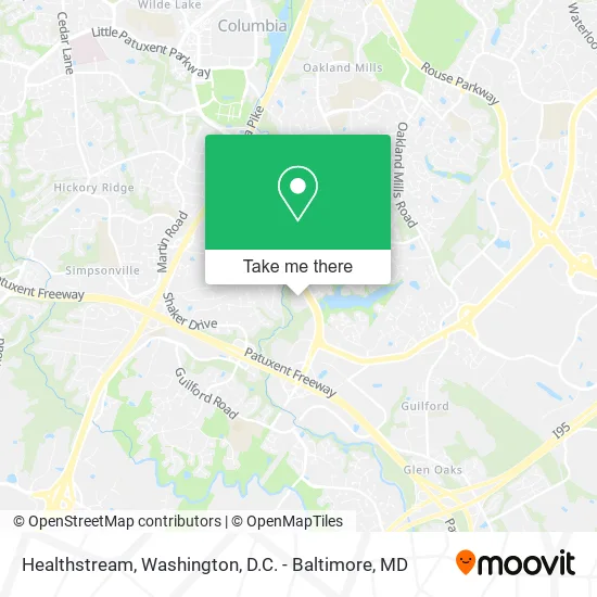 Healthstream map