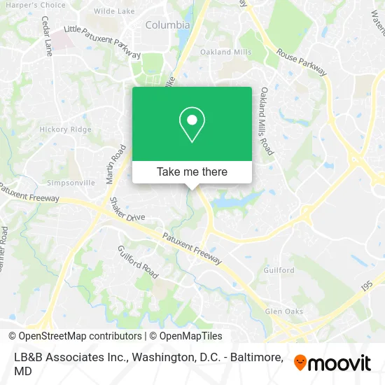 LB&B Associates Inc. map