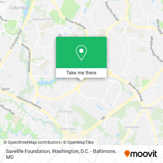 Savelife Foundation map