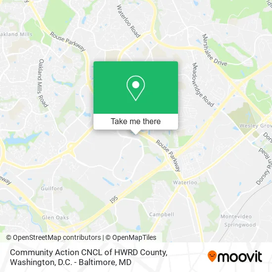Mapa de Community Action CNCL of HWRD County
