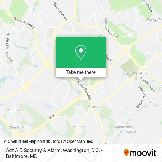 Adt A D Security & Alarm map