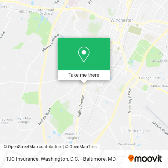 TJC Insurance map