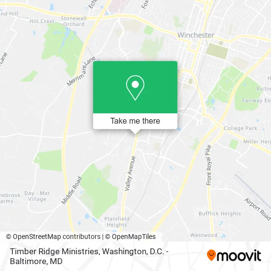 Timber Ridge Ministries map