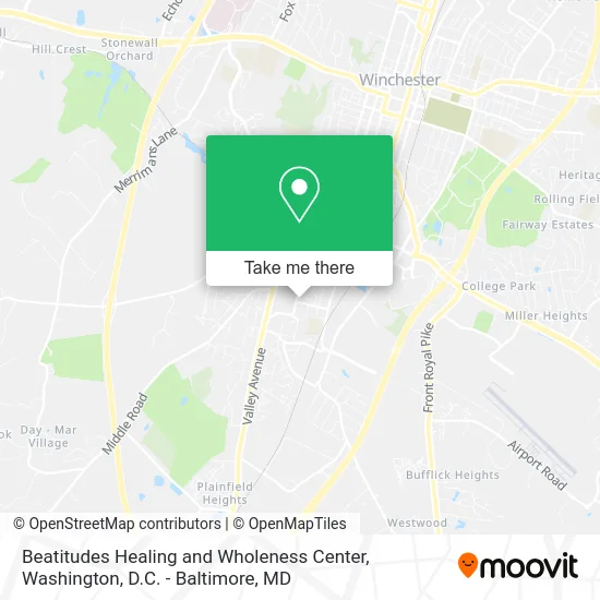 Beatitudes Healing and Wholeness Center map