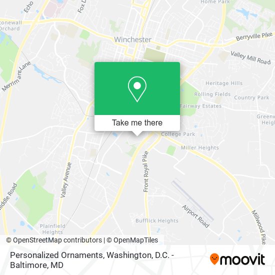 Personalized Ornaments map