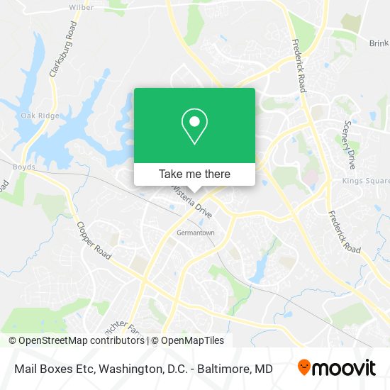 Mail Boxes Etc map