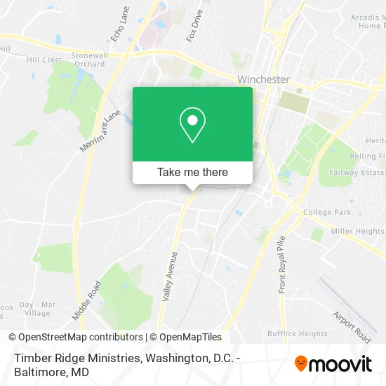 Timber Ridge Ministries map