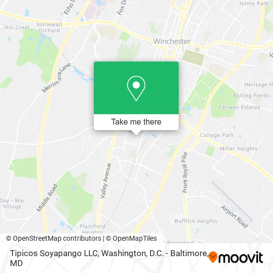 Tipicos Soyapango LLC map