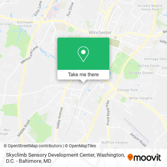 Skyclimb Sensory Development Center map