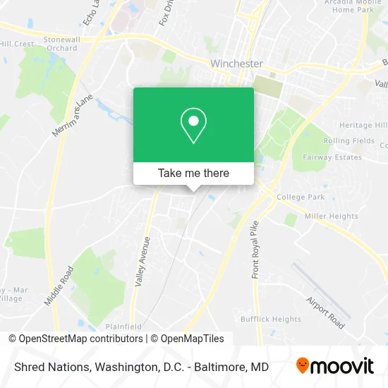 Shred Nations map