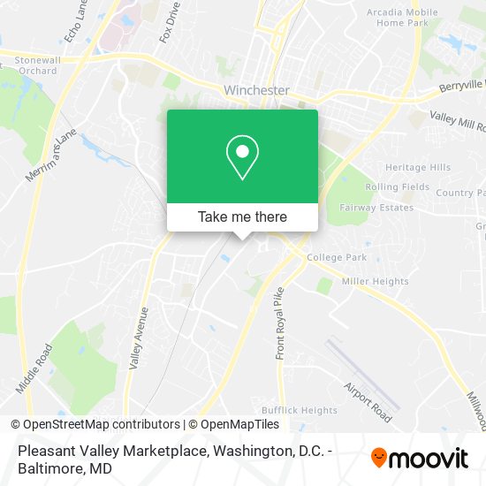 Pleasant Valley Marketplace map