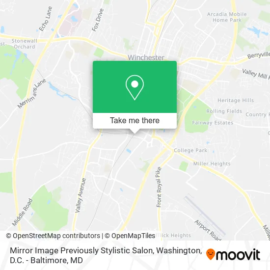 Mirror Image Previously Stylistic Salon map