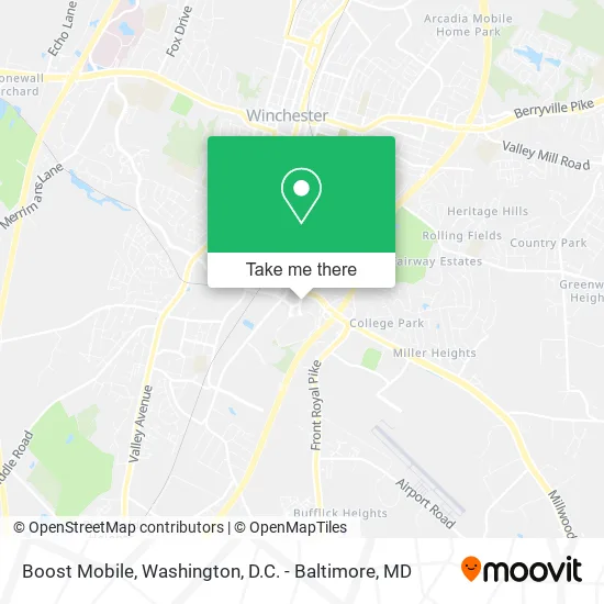 Boost Mobile map