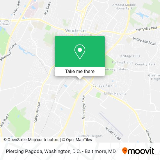 Piercing Pagoda map
